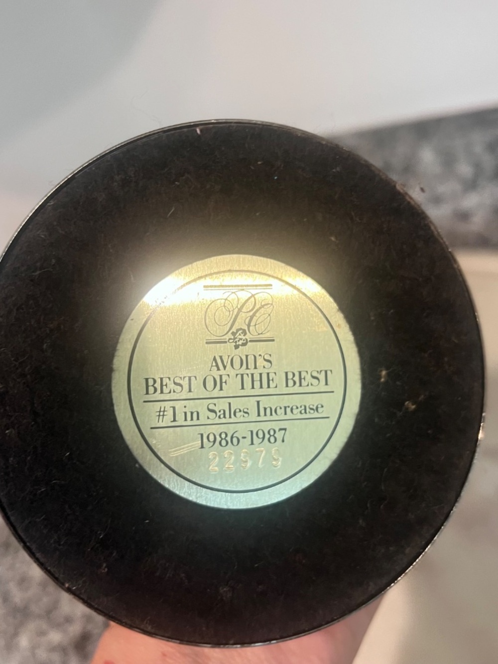 Vintage Avon President's Club Best of the Best #1 Sales Increase Award 1986-1987 - Picture 8 of 9
